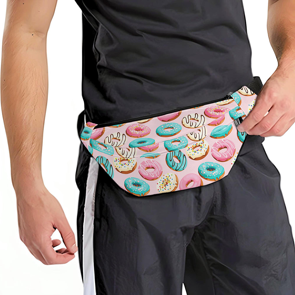 Cute Donut Pattern Print Fanny Pack