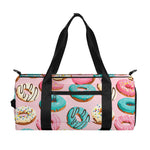 Cute Donut Pattern Print Gym Bag