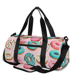 Cute Donut Pattern Print Gym Bag