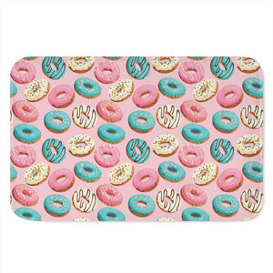 Cute Donut Pattern Print Indoor Door Mat