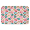 Cute Donut Pattern Print Indoor Door Mat