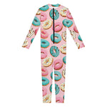 Cute Donut Pattern Print Jumpsuit