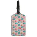 Cute Donut Pattern Print Luggage Tag