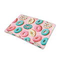 Cute Donut Pattern Print Pet Cooling Mat Cover