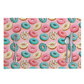 Cute Donut Pattern Print Placemat