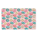 Cute Donut Pattern Print Polyester Doormat