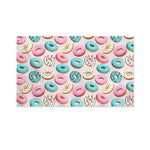 Cute Donut Pattern Print Polyester Flag