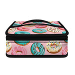 Cute Donut Pattern Print Small Lunch Bag