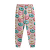 Cute Donut Pattern Print Sweatpants