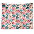 Cute Donut Pattern Print Tapestry
