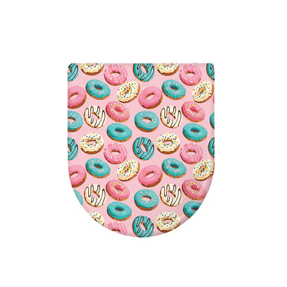 Cute Donut Pattern Print Toilet Lid Cover