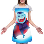 Cute Dracula Print Adjustable Apron