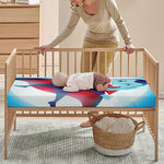 Cute Dracula Print Baby Crib Sheet