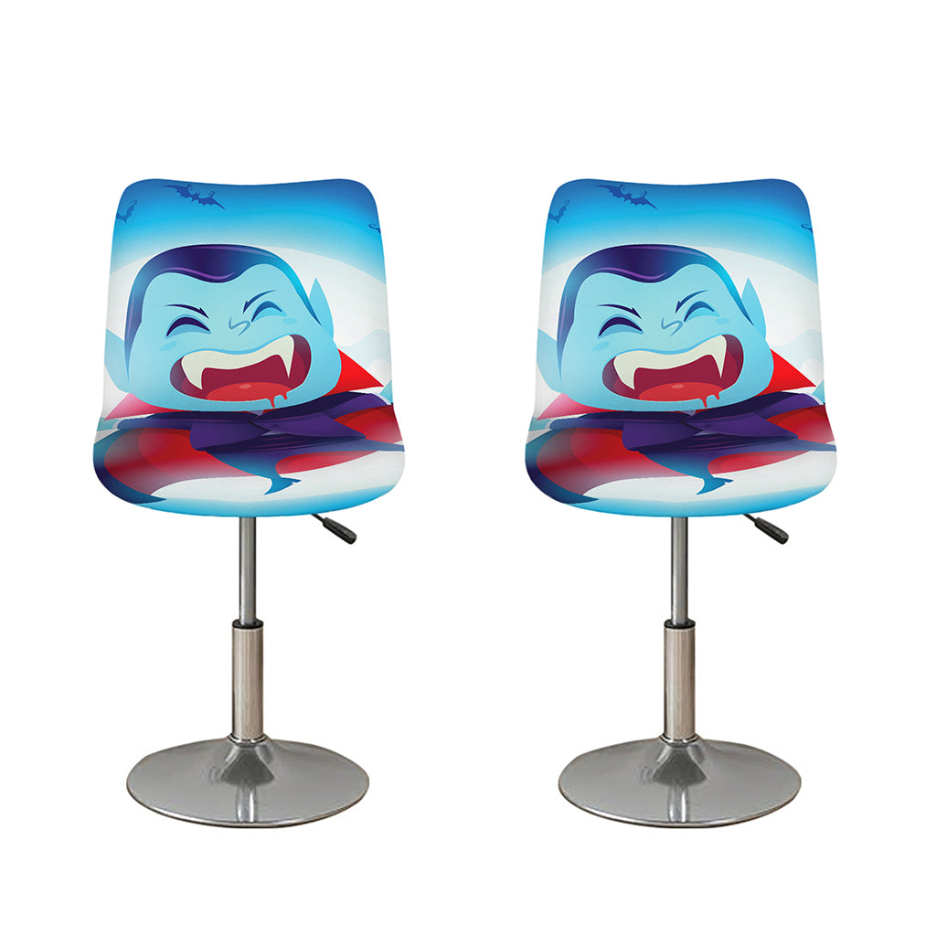 Cute Dracula Print Bar Stool Covers