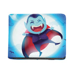 Cute Dracula Print Bifold Wallet