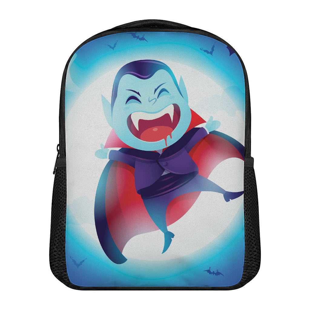 Cute Dracula Print Casual Backpack