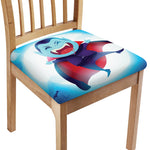 Cute Dracula Print Chair Cushion Cover