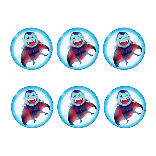 Cute Dracula Print Coaster Set