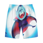 Cute Dracula Print Cotton Shorts