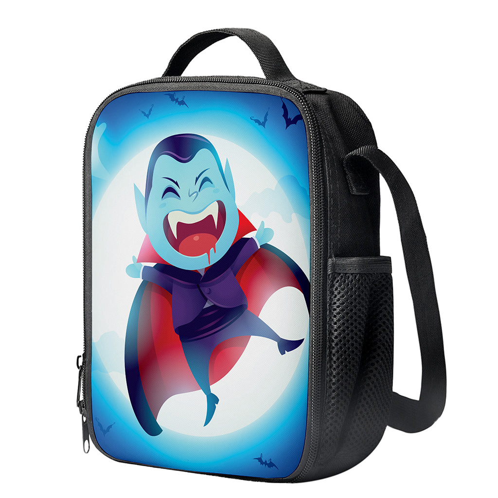 Cute Dracula Print Crossbody Lunch Bag