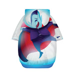 Cute Dracula Print Dog Zip Up Hoodie
