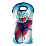 Cute Dracula Print Double Neoprene Wine Tote
