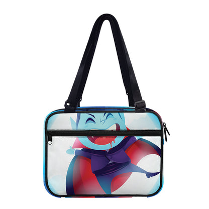Cute Dracula Print Double Strap Bible Bag