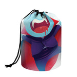 Cute Dracula Print Drawstring Makeup Bag