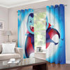 Cute Dracula Print Extra Wide Grommet Curtains