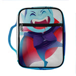 Cute Dracula Print Front Pocket Bible Bag