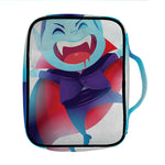 Cute Dracula Print Front Pocket Bible Bag