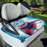 Cute Dracula Print Golf Cart Seat Cover