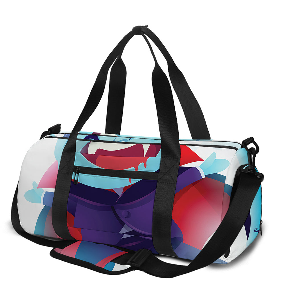 Cute Dracula Print Gym Bag