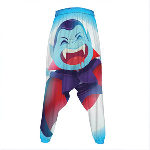 Cute Dracula Print Hammer Pants