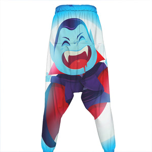 Cute Dracula Print Hammer Pants