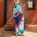 Cute Dracula Print Harem Pants