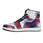 Cute Dracula Print High Top Leather Sneakers