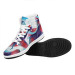 Cute Dracula Print High Top Leather Sneakers