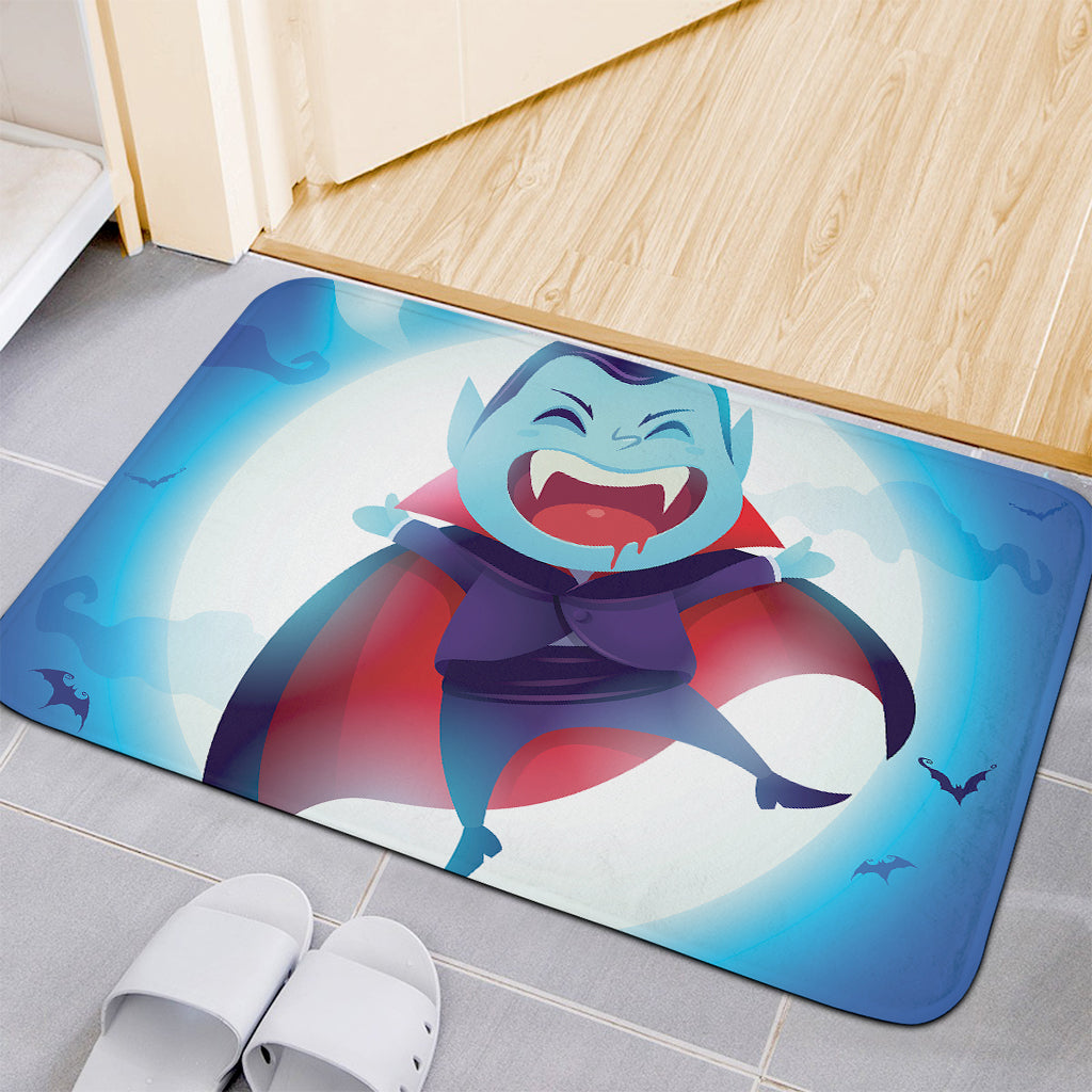 Cute Dracula Print Indoor Door Mat