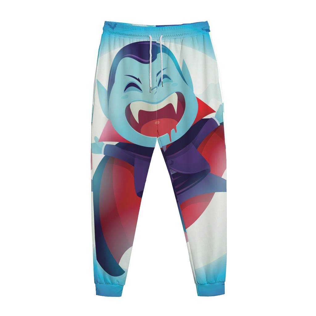 Cute Dracula Print Jogger Pants