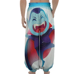 Cute Dracula Print Lantern Pants