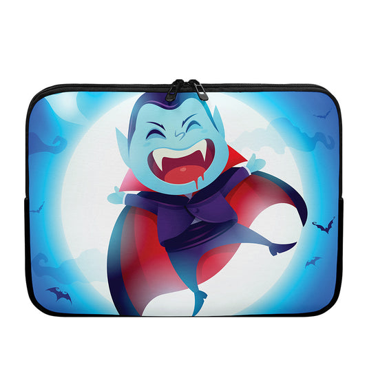 Cute Dracula Print Laptop Sleeve
