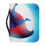 Cute Dracula Print Leather Bible Cover