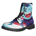 Cute Dracula Print Lace-Up Boots