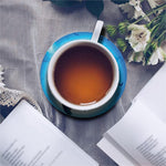 Cute Dracula Print Leather Coaster Set