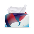 Cute Dracula Print Leather Tissue Box Cover