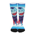 Cute Dracula Print Long Socks