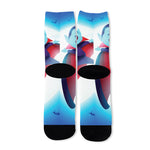 Cute Dracula Print Long Socks