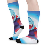 Cute Dracula Print Long Socks