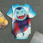 Cute Dracula Print Men's Bodysuit